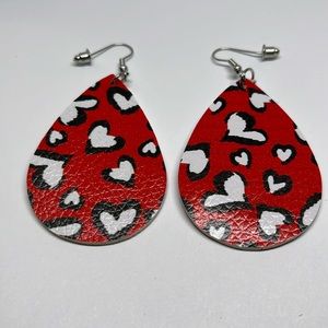 Earrings valentines dangle‎ cute statement mom daughter gift grandma Gigi girl